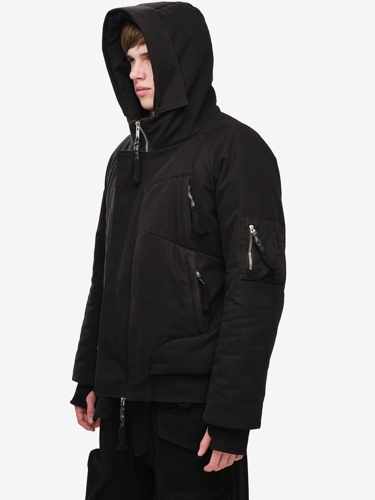Cotton-Blend Padded Jacket