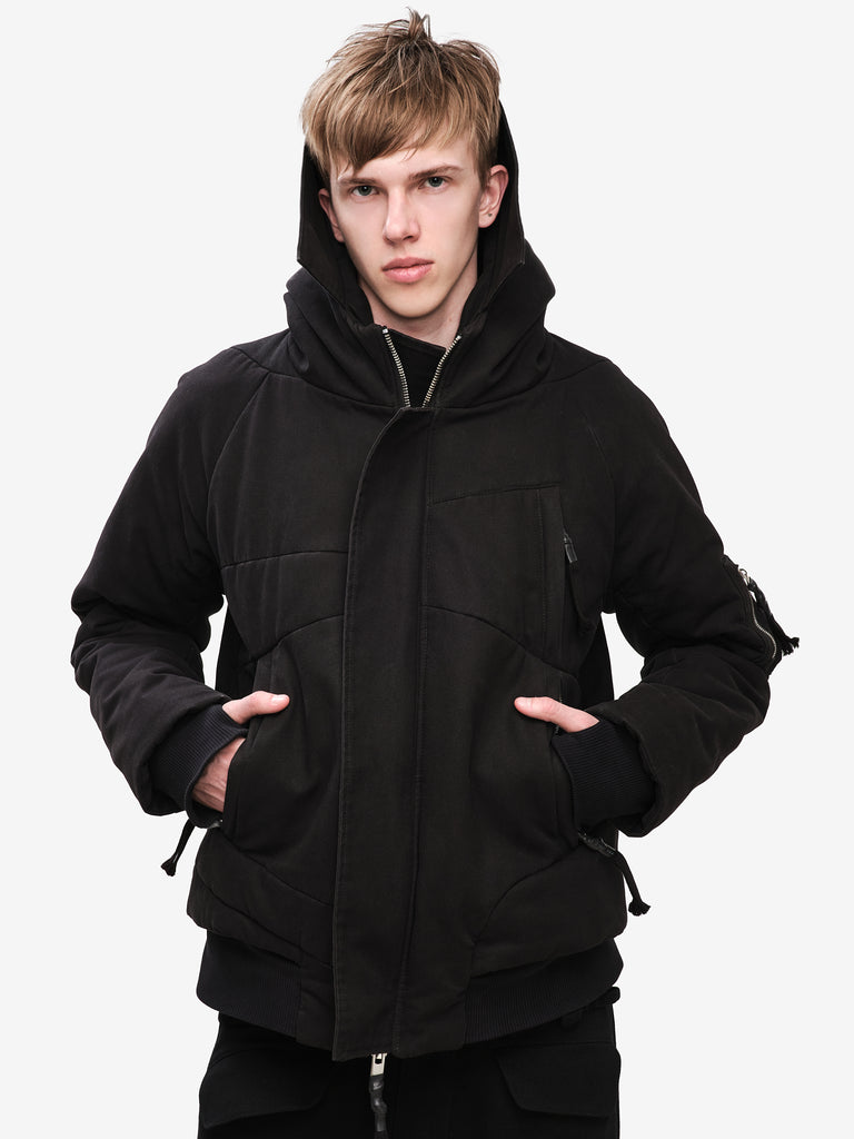 Cotton-Blend Padded Jacket