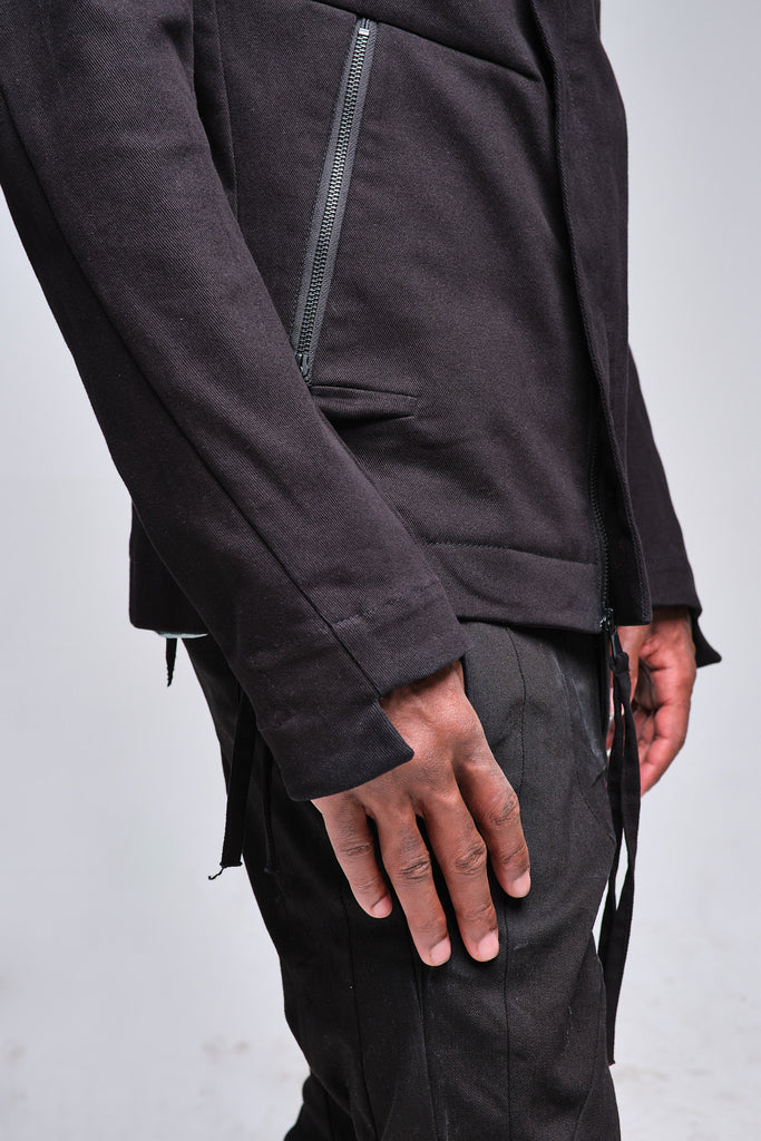 Asymmetric Cuffs Denim Jacket