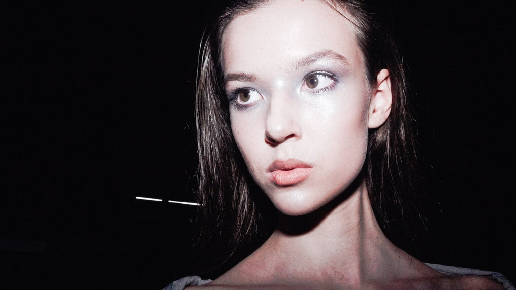 Cotton skirt with slits and fringe Hand-dyed fabric