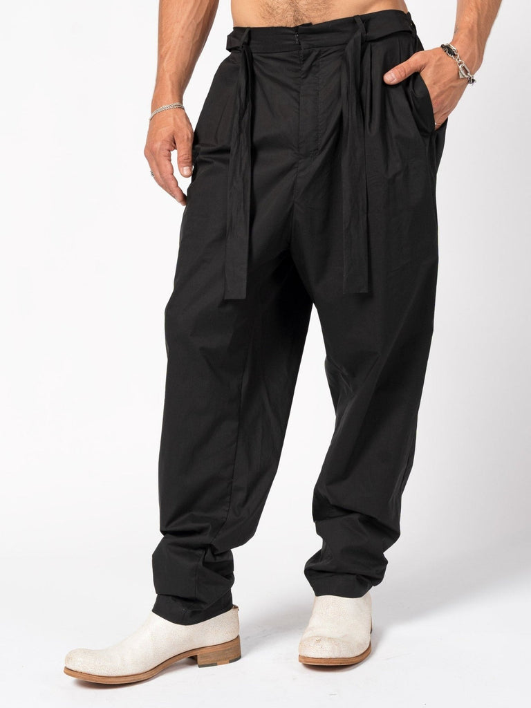 Lightweight Belted Cotton Pants