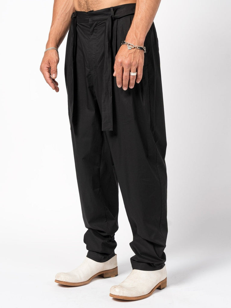 Lightweight Belted Cotton Pants