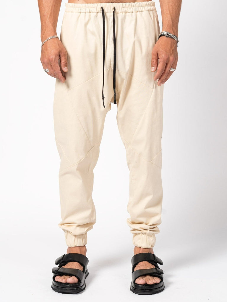 Panelled cotton stretch Joggers