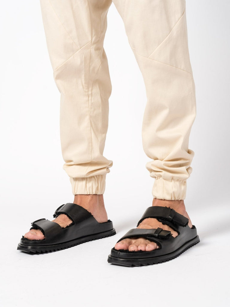 Panelled cotton stretch Joggers