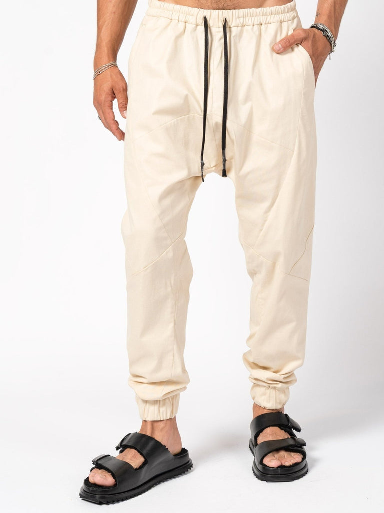 Panelled cotton stretch Joggers