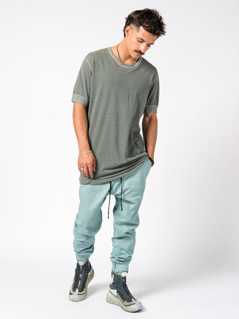 Panelled cotton stretch Joggers