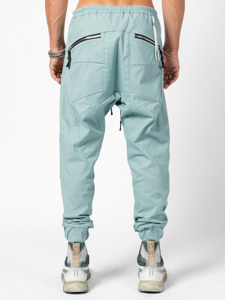 Panelled cotton stretch Joggers