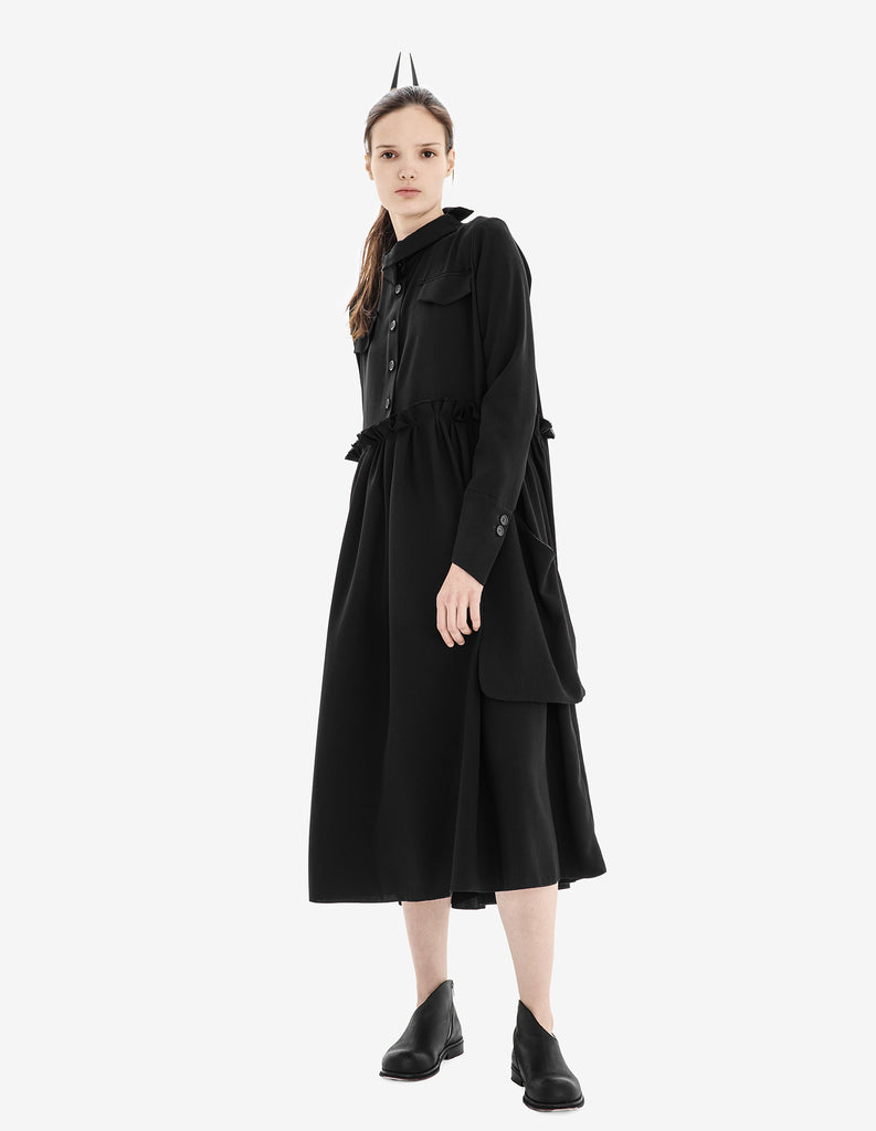 Free-Fit Shirt Dress