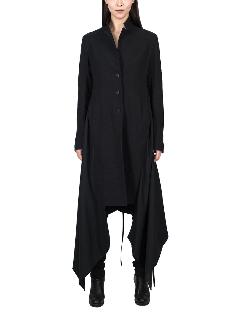 Asymmetric Fitted Coat
