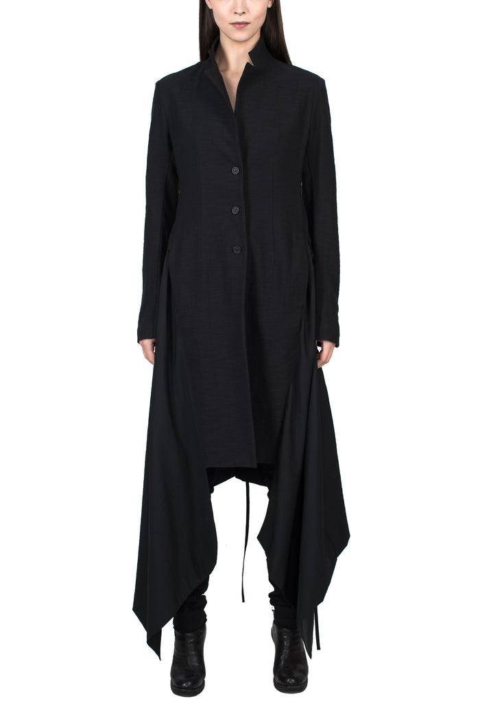 Asymmetric Fitted Coat