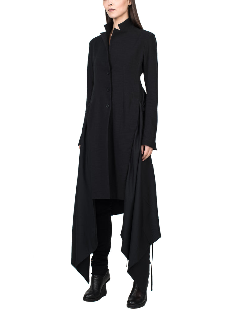 Asymmetric Fitted Coat