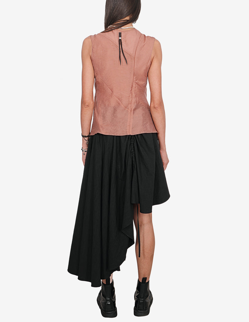 Zipped Drape Top