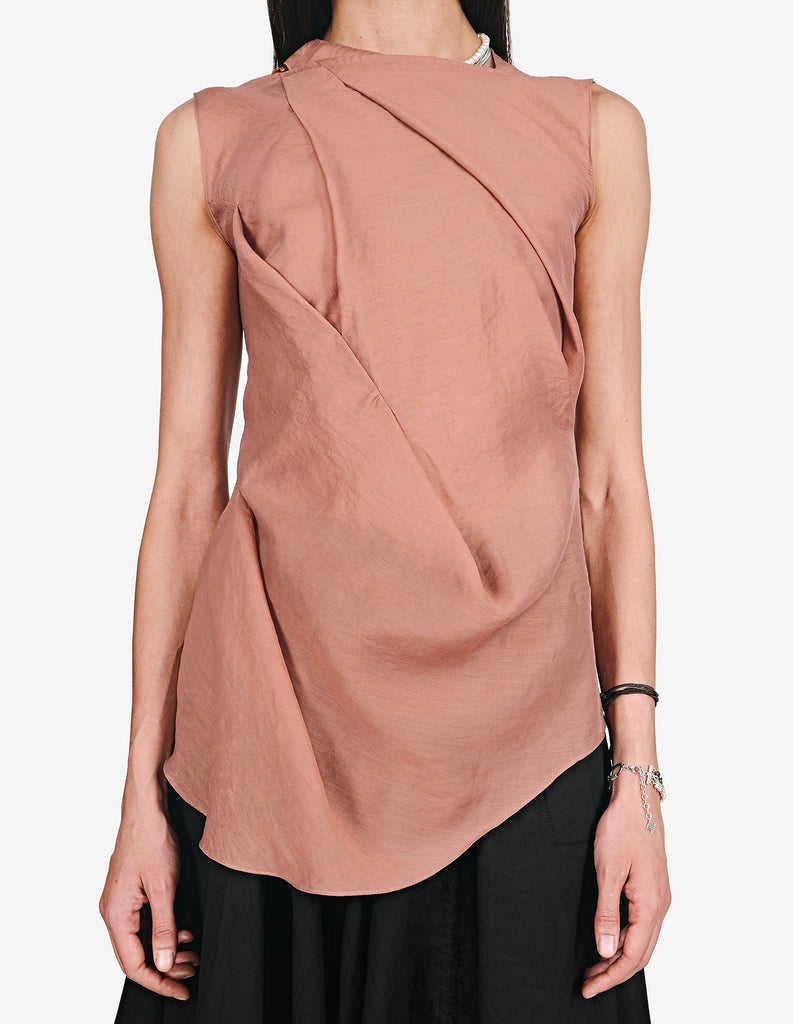 Zipped Drape Top