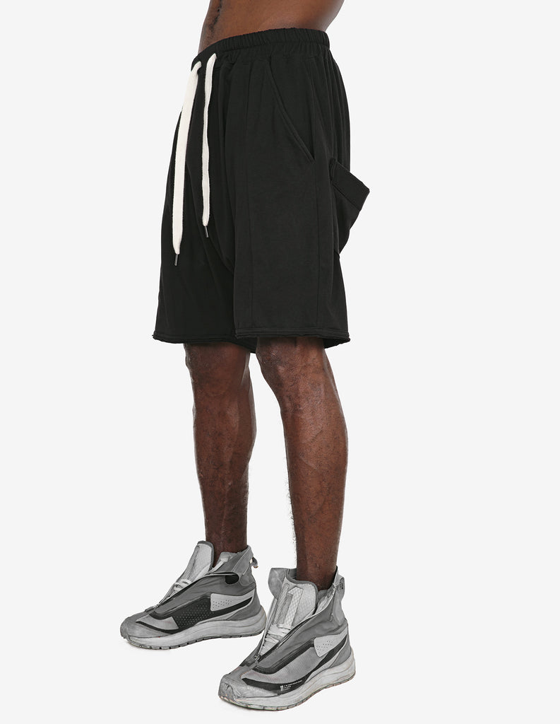 Raw-cut Drawstring Shorts