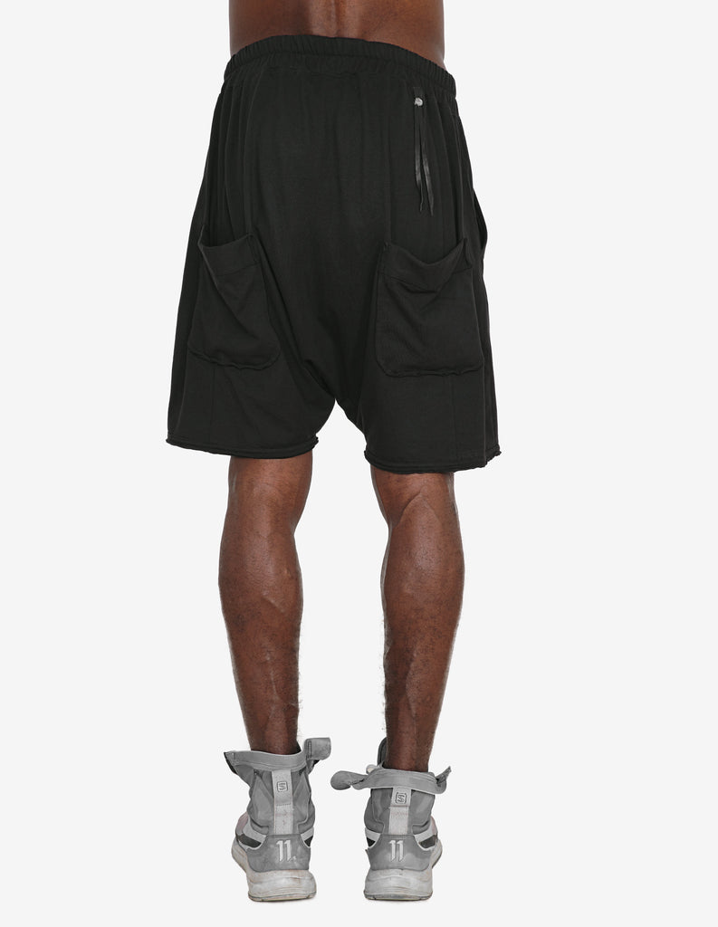 Raw-cut Drawstring Shorts
