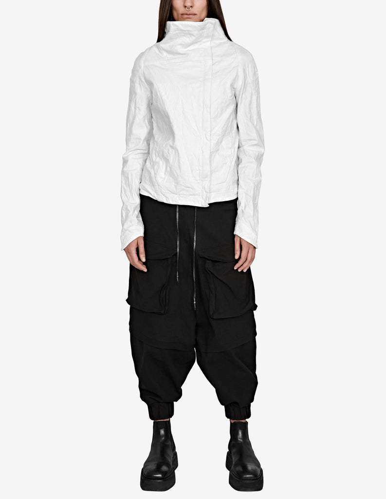 High Neck Asymmetric Jacket