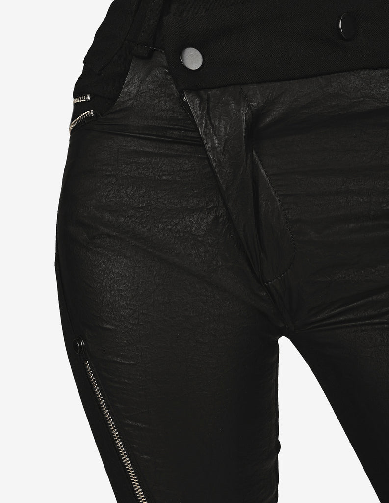 Zipped Stretch Denim Jeans