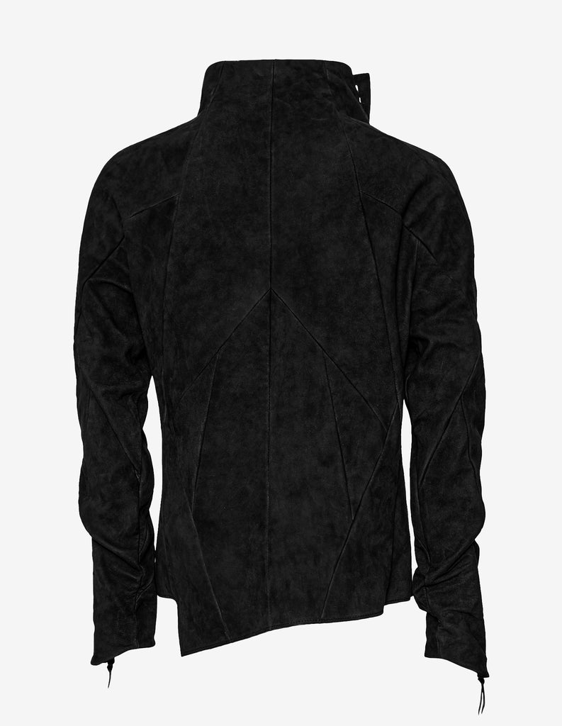 Matte-Colored Leather Jacket