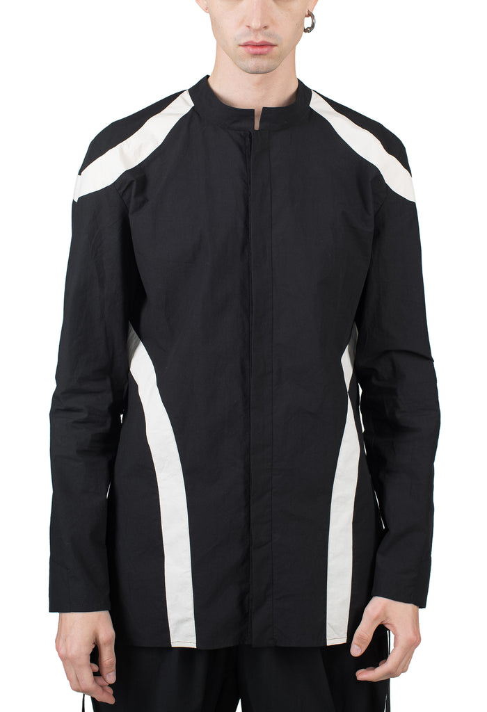 White-Lined Cotton Shirt
