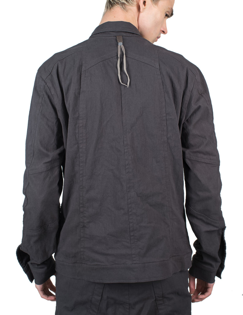Destroyed Grey Denim Jacket