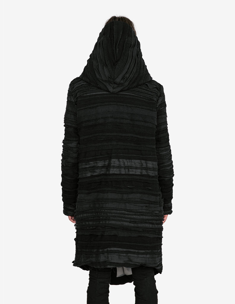 Fringed-Patch Recycled Winter Jacket