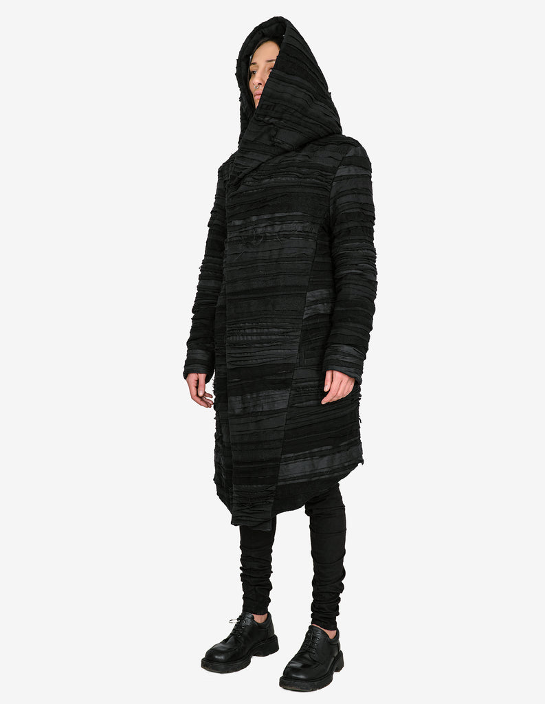 Fringed-Patch Recycled Winter Jacket