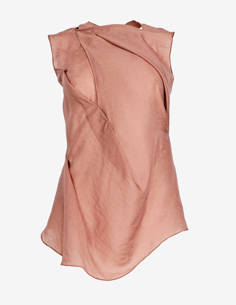 Zipped Drape Top