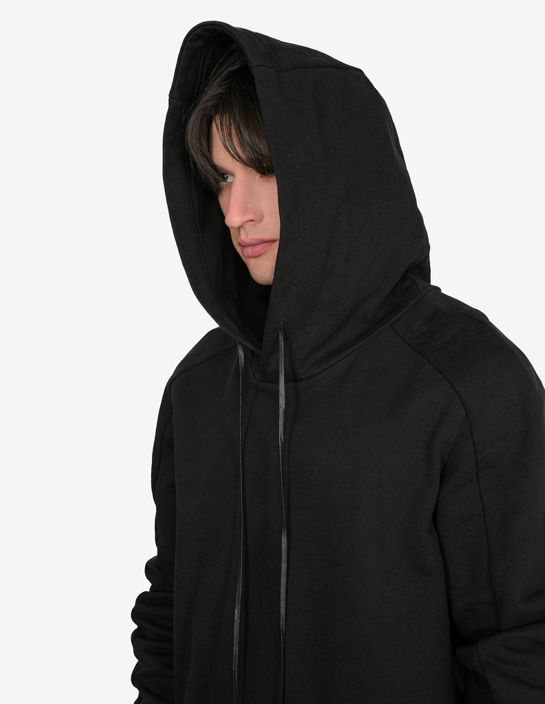 Denim-Panel Hoodie