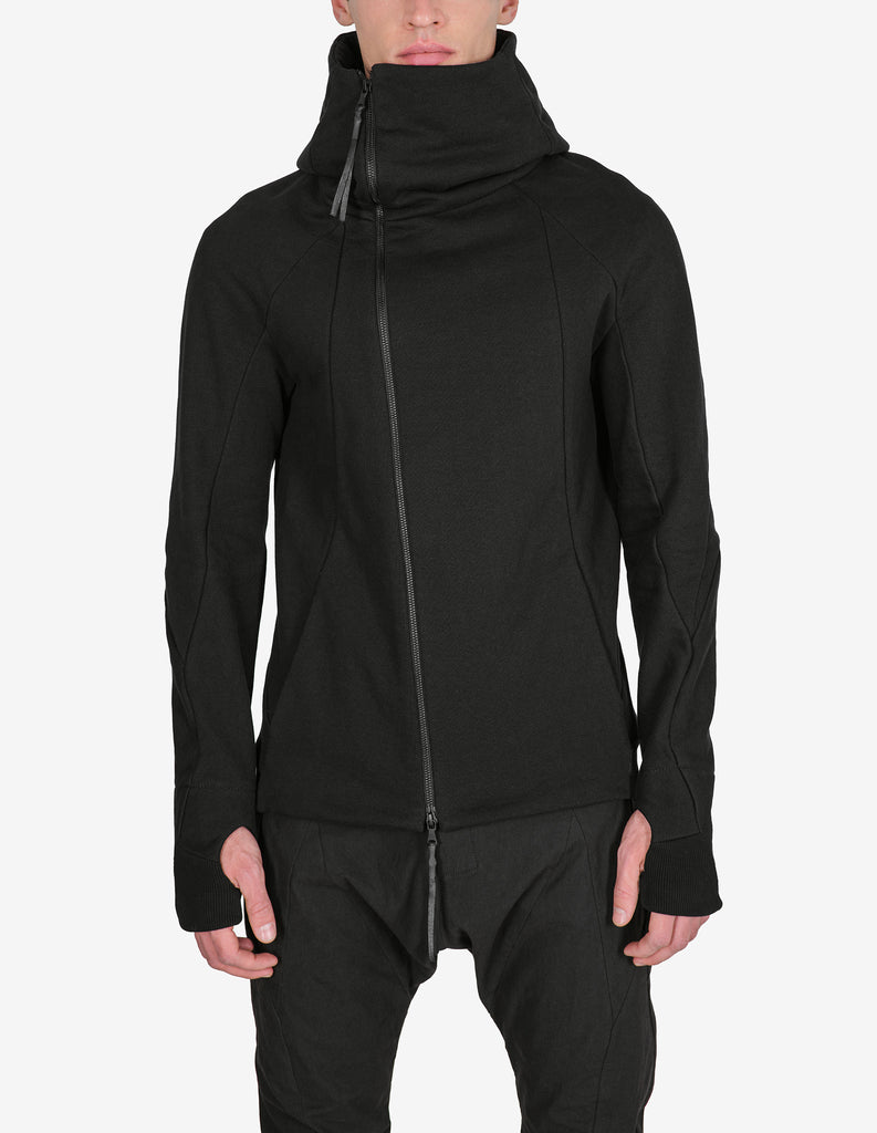 Asymmetric Zipped Hoodie