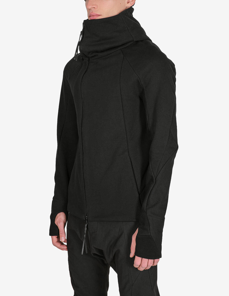 Asymmetric Zipped Hoodie