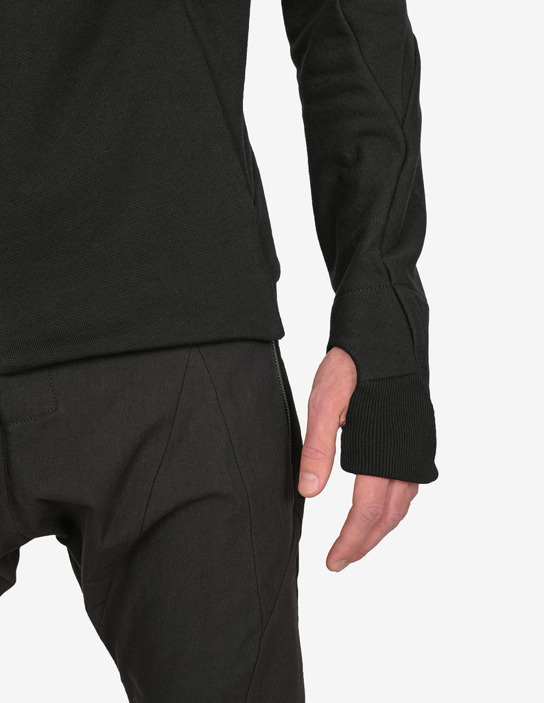Asymmetric Zipped Hoodie