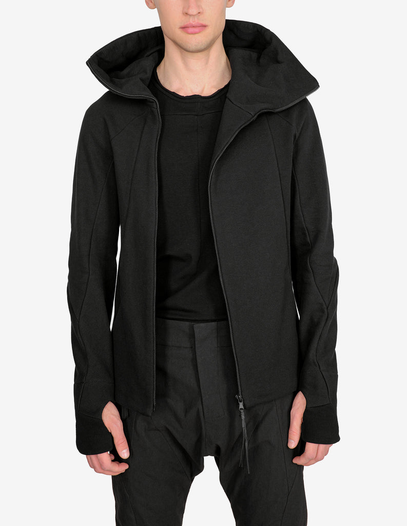 Asymmetric Zipped Hoodie