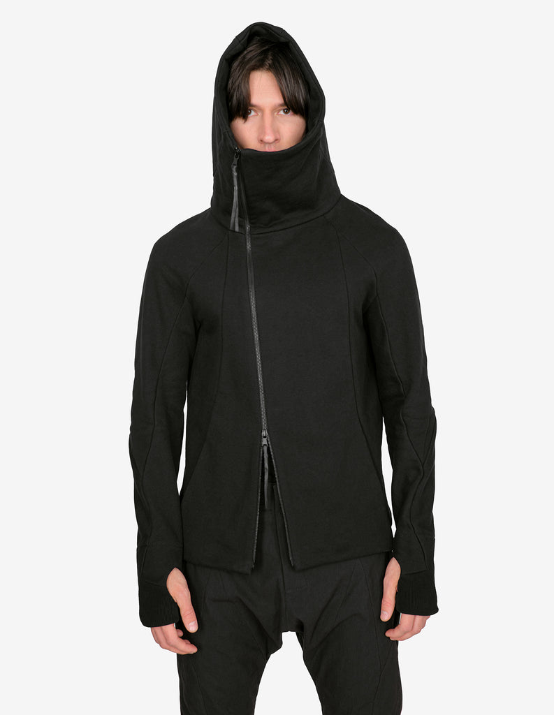 Asymmetric Zipped Hoodie