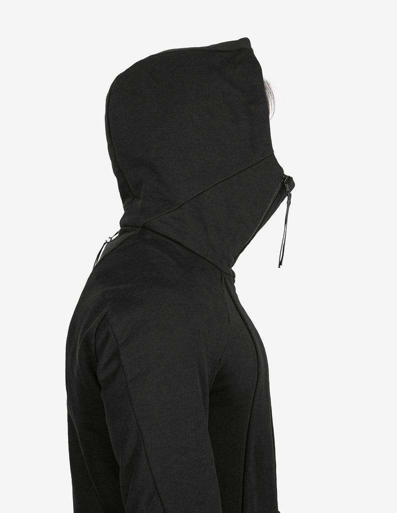Asymmetric Zipped Hoodie