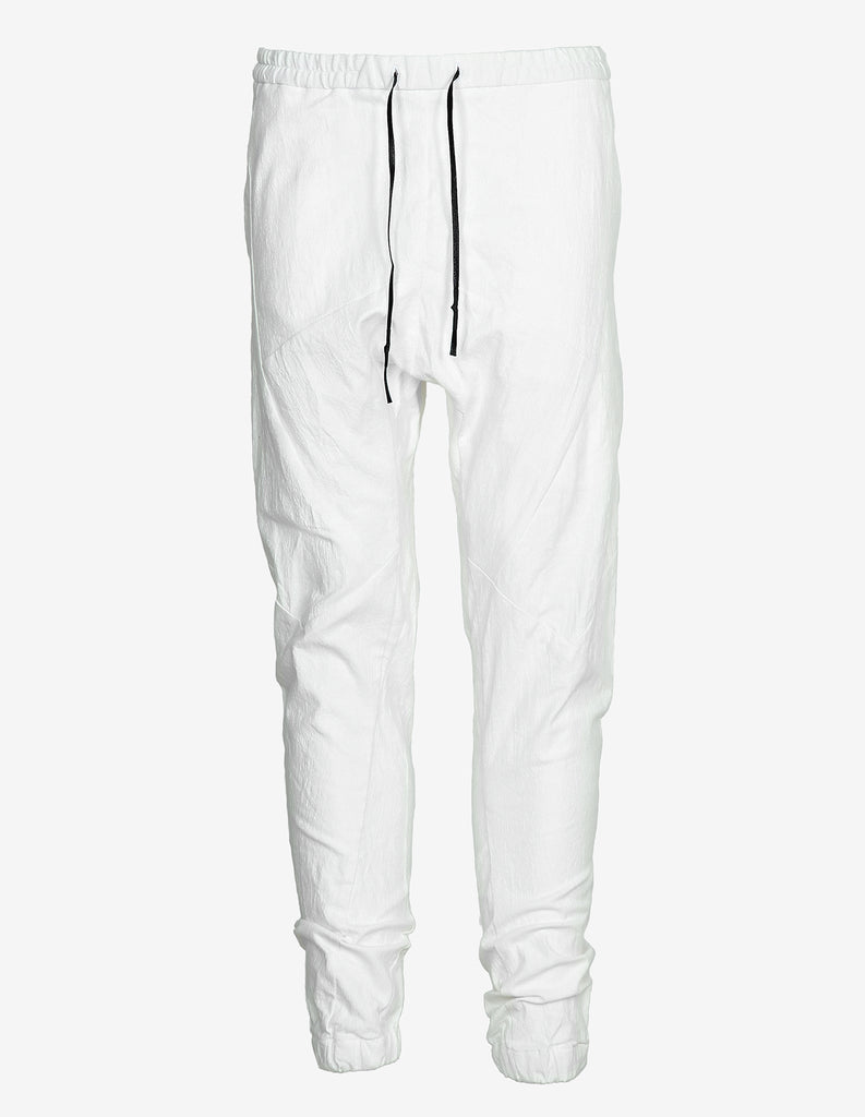 Zip-Pocket Denim Stretch Pants