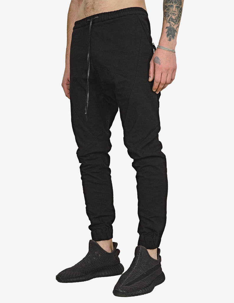 Zip-Pocket Denim Pants