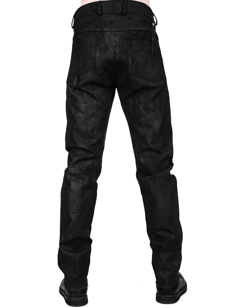 Hand-Painted Denim Pants