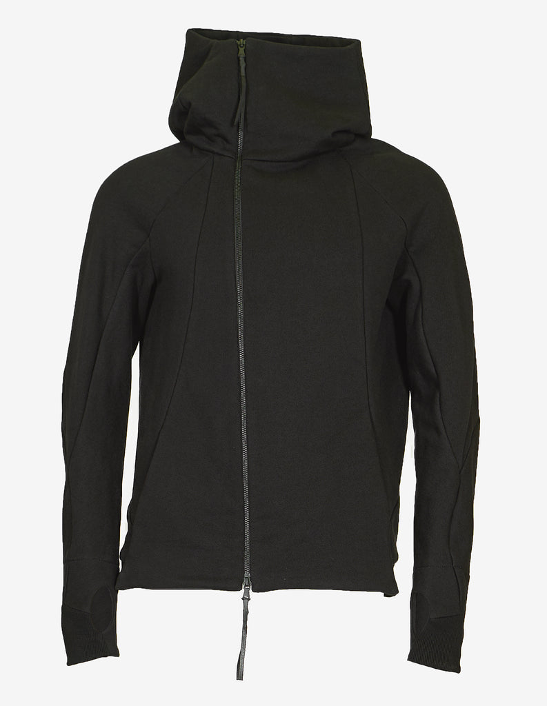 Asymmetric Zipped Hoodie