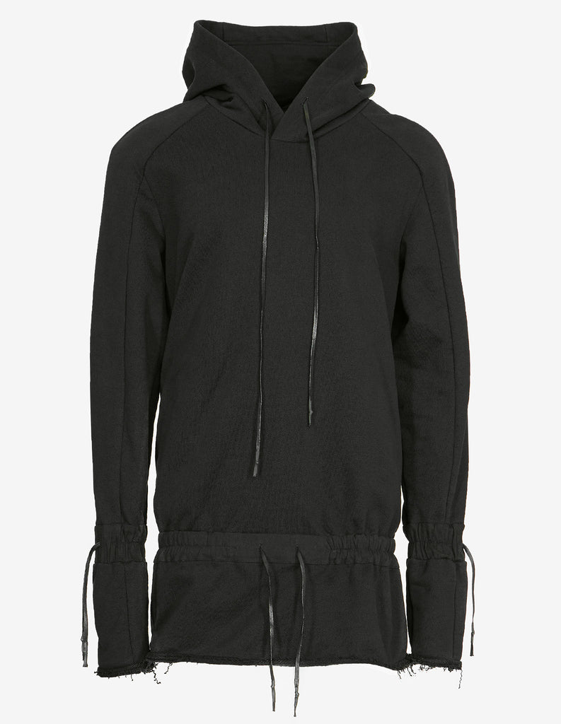 Denim-Panel Hoodie