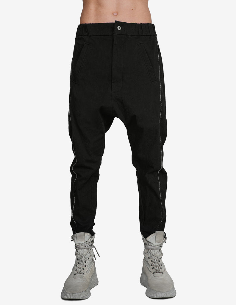 Scar-Stitched Stretch Pants