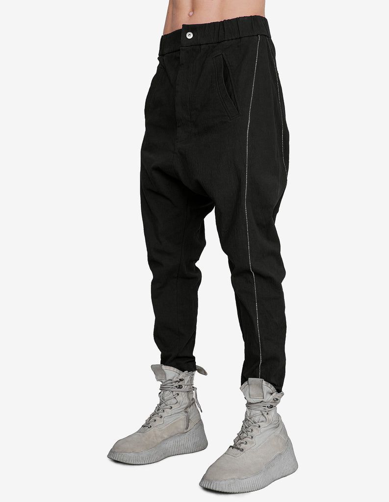 Scar-Stitched Stretch Pants