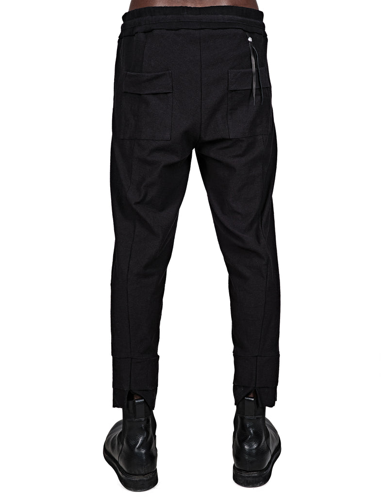 Contrast Pockets Trousers