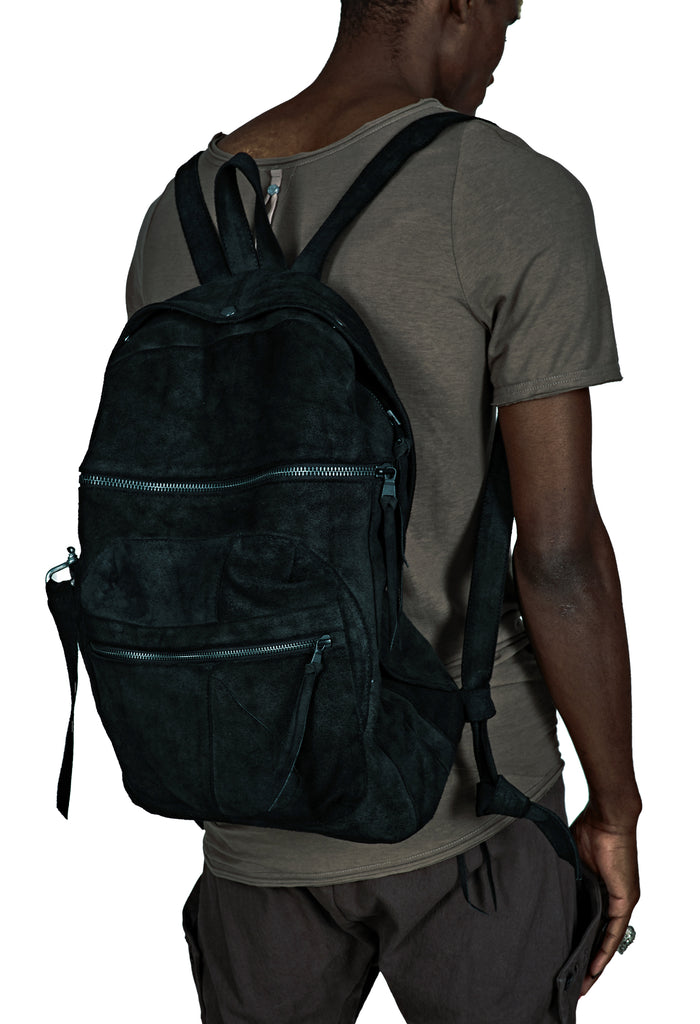 Textured Leather Backpack