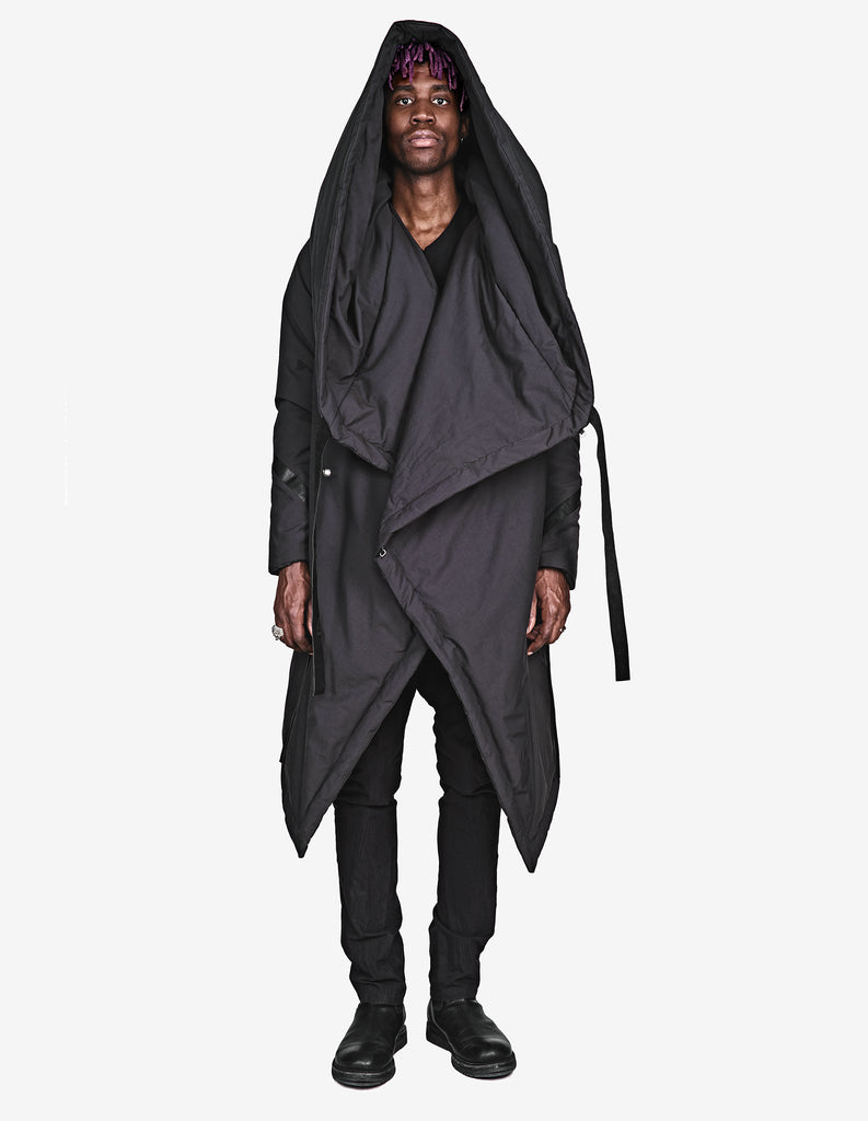 Wrap-Front Padded Coat