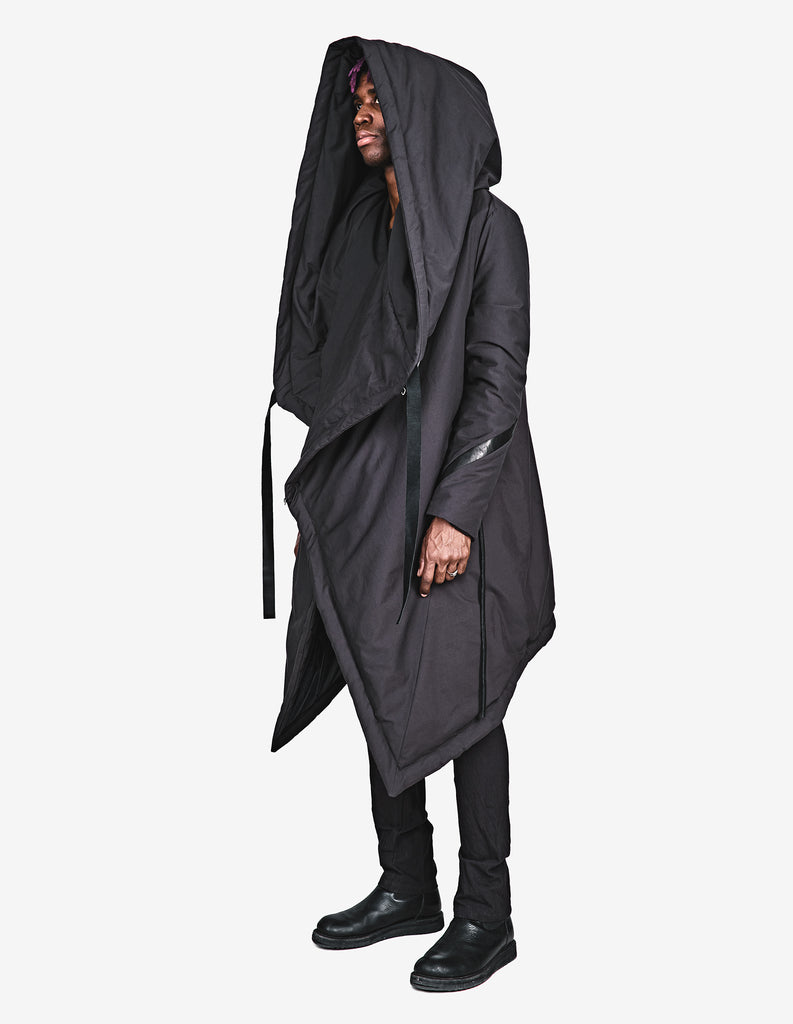 Wrap-Front Padded Coat