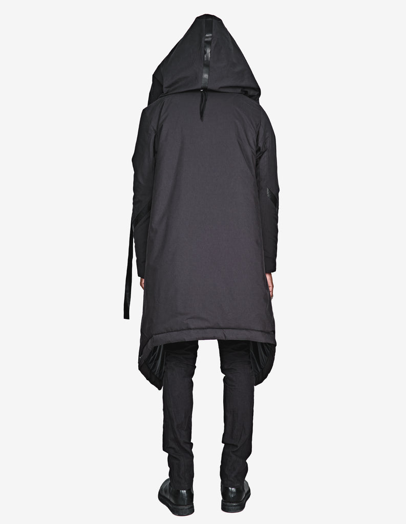 Wrap-Front Padded Coat