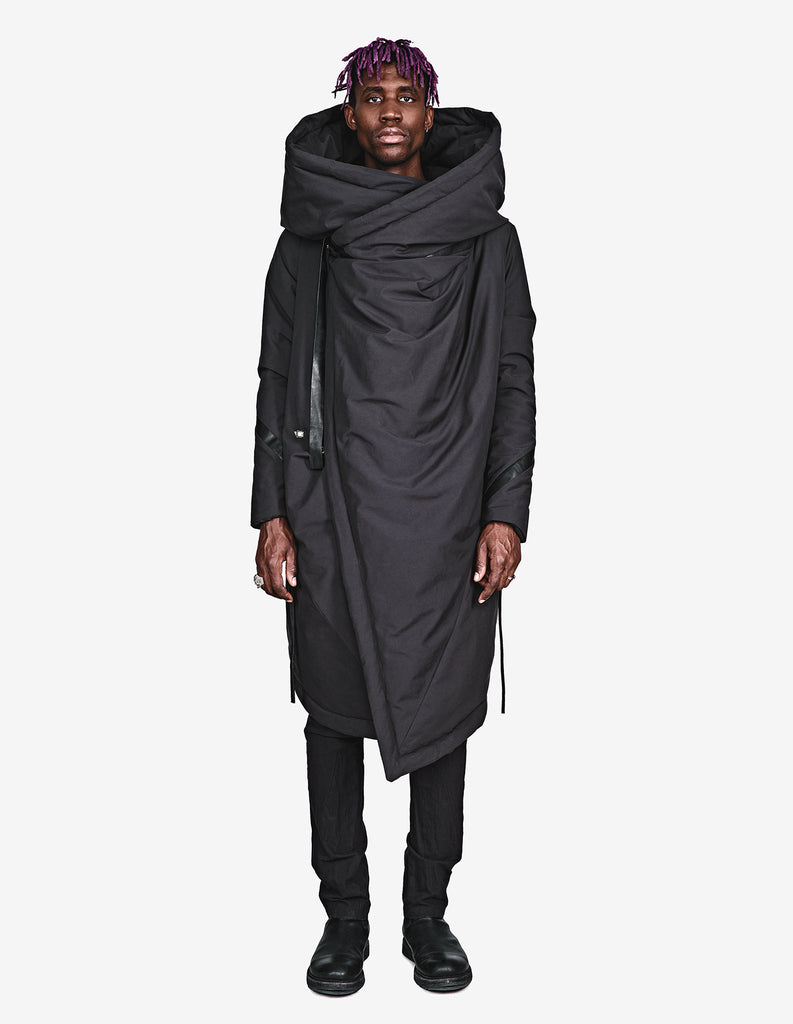 Wrap-Front Padded Coat