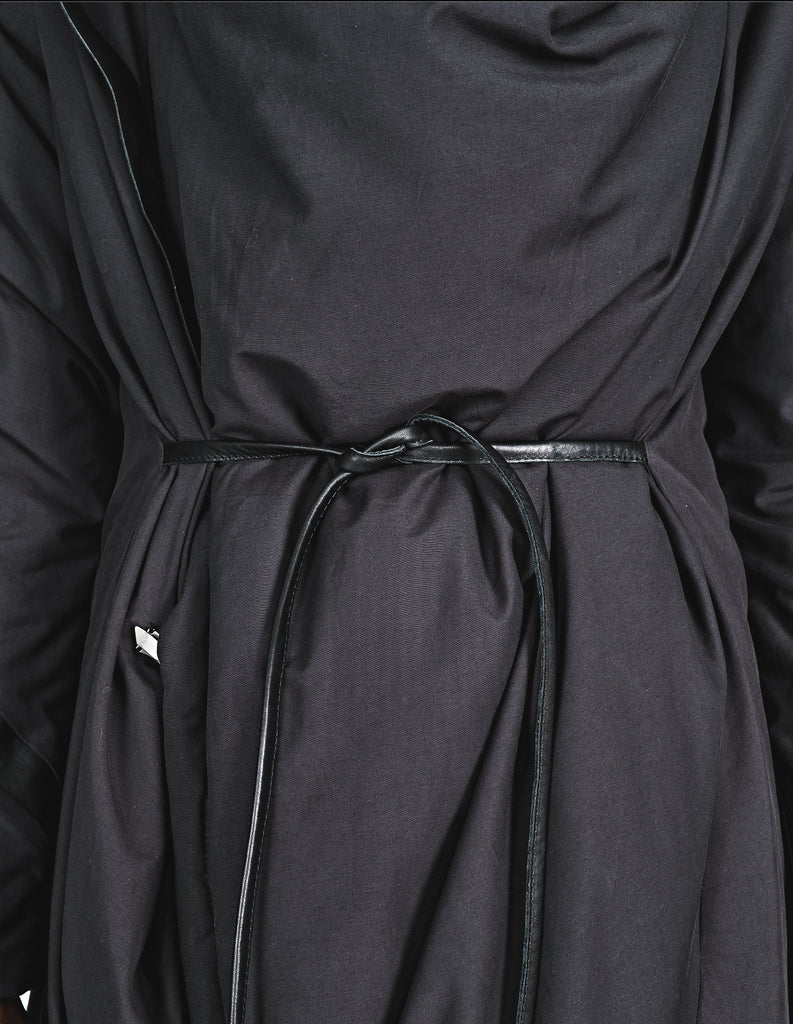 Wrap-Front Padded Coat