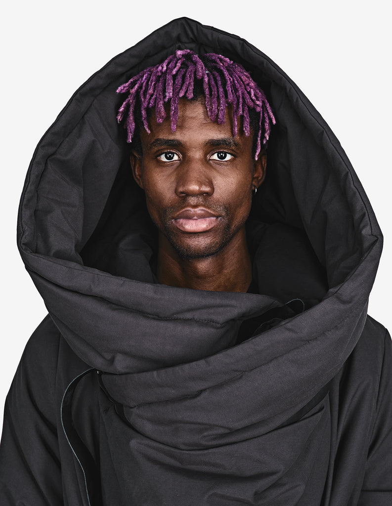 Wrap-Front Padded Coat