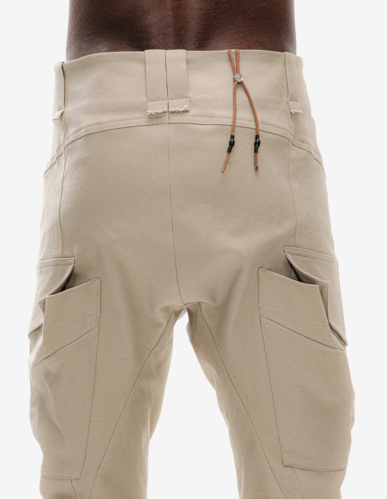 Cargo-Pocket Denim Pants